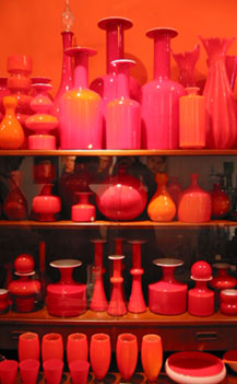 red bottles